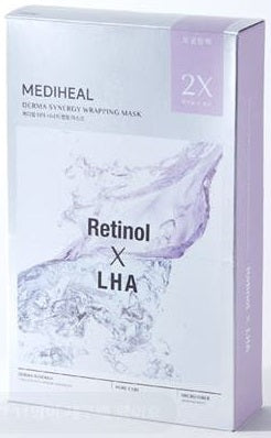 Mediheal Derma Synergy Wrapping Mask 10 Sheets – Pore Tightening & Firming with Retinol & LHA