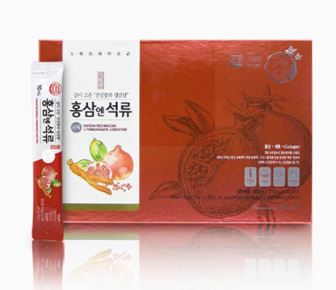 Red Ginseng & Pomegranate Collagen Sticks (10ml × 30 Sticks)