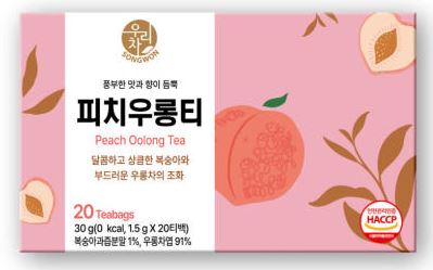 Peach Oolong Tea Blend (20 Tea Bags)