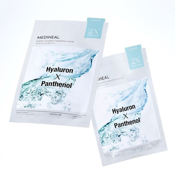 Mediheal Derma Synergy Wrapping Mask 10 Sheets – Hydration Barrier Care (Hyaluronic Acid × Panthenol)