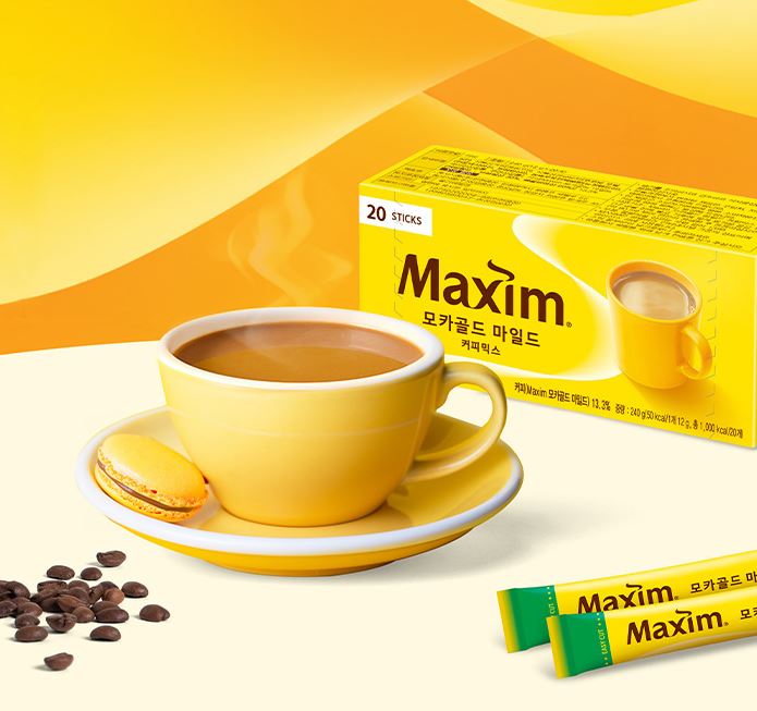 Dongseo Food Maxim Mocha Gold Mild Coffee Mix 50 Tee