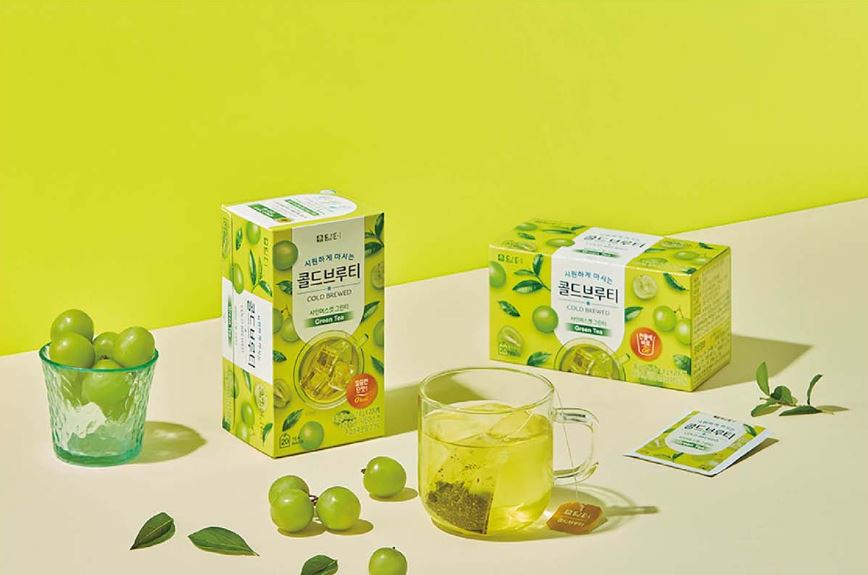 Cold Brew Tea Shine Muscat Green Tea (20 Teabags / Refreshing & Naturally Flavored)
