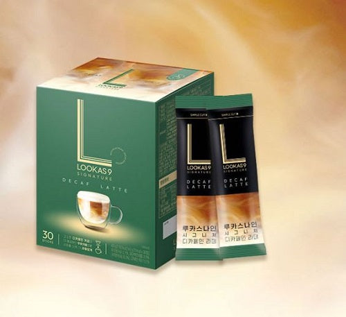 Namyang Lucas Nine Signature Decaffeinated Latte 30 Stick Easy Coffee