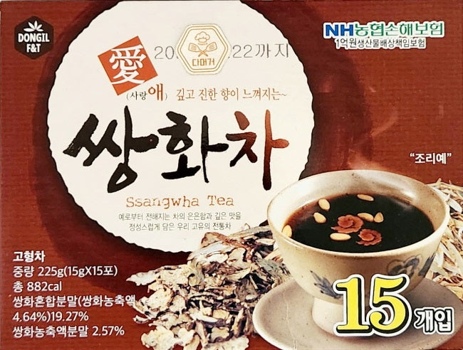Dongil Ssanghwa Herbal Tea – 15 Solid Sticks for Vitality & Immune Boost