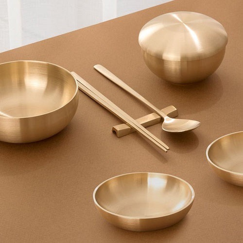 Korean Traditional Bangjja Organic Cutlery Set for 1 Person Not Organic Cutlery Set