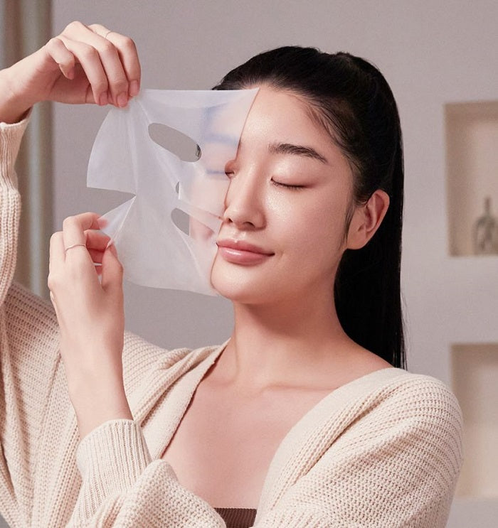 MEDIHEAL Capsule100 Bio Seconderm Hydro Beta Mask (10 Sheets) Bio-Cellulose Moisture Soothing Mask For Dry & Sensitive Skin