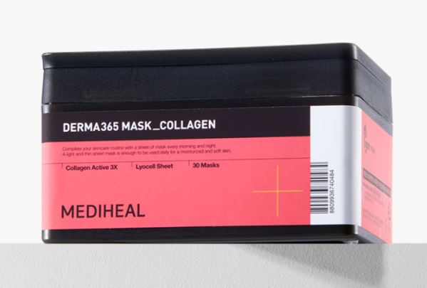 MEDIHEAL Derma365 Collagen Daily Sheet Mask (30 Sheets, Pull-out Type)