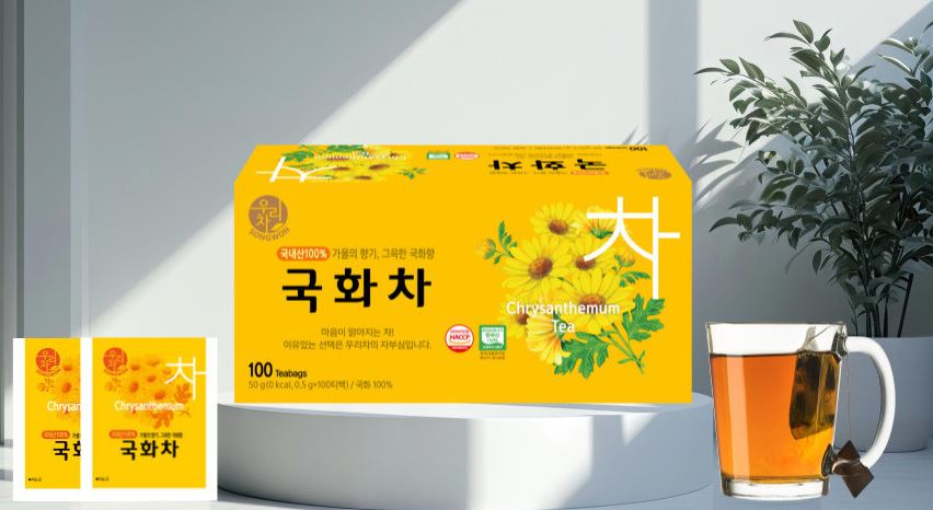 Chrysanthemum Tea 100 Tea Bags โ 100% Korean Gukhwa