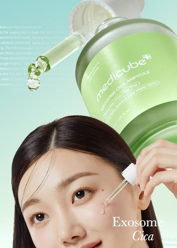 Medicube Exosome Cica Ampoule 30ml – Calming & Repairing Korean Ampoule for Sensitive Skin
