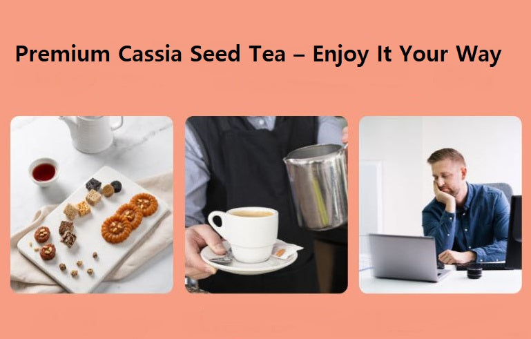 Roasted Cassia Seed Tea Bags for a Clear & Gentle Day 40T