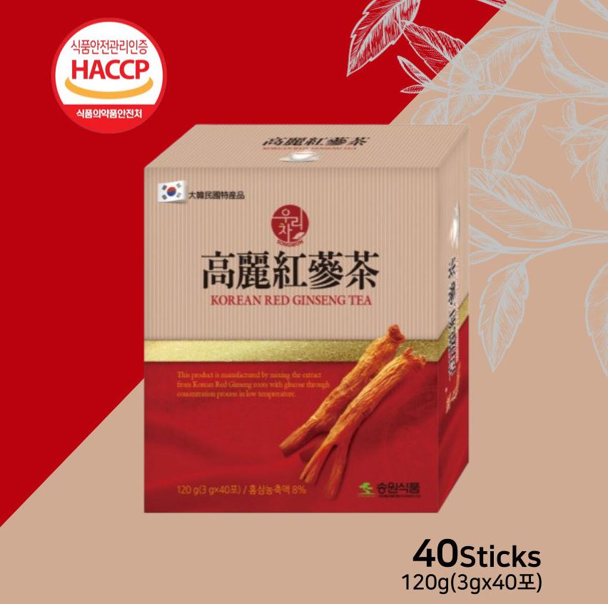 Korean Red Ginseng Tea (40 Sticks)
