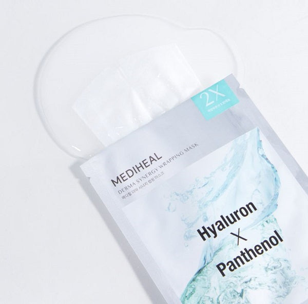 Mediheal Derma Synergy Wrapping Mask 10 Sheets – Hydration Barrier Care (Hyaluronic Acid × Panthenol)