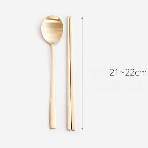 Korean Traditional Bangjja Organic Cutlery Set for 1 Person Not Organic Cutlery Set