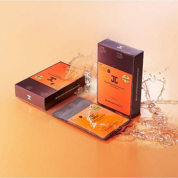 Jayjun Real Water Brightening Black Mask (10 Sheets) – Hydrating & Radiance-Boosting Mask
