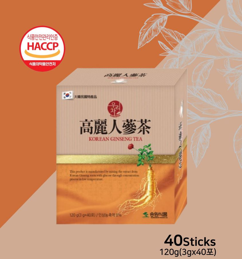 Korean Red Ginseng Tea (40 Sticks)