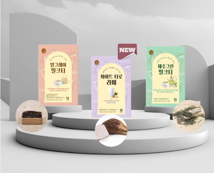 Earl Grey Milk Tea 15T – A Creamy Harmony of Sri Lankan Uva Tea and Korean Low-Fat Milk