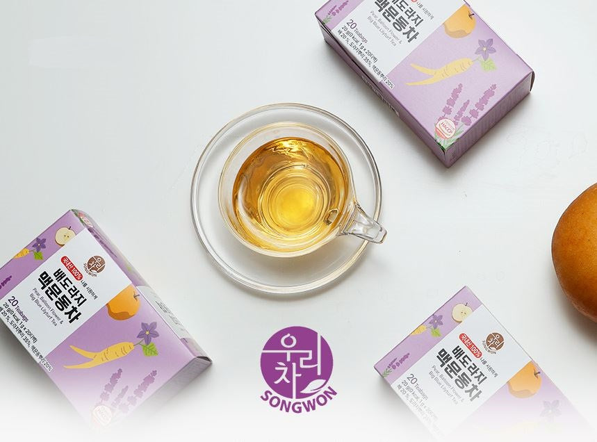 Bae Doraji Maekmundong Herbal Tea – 100% Korean Ingredients, 20 Tea Bags