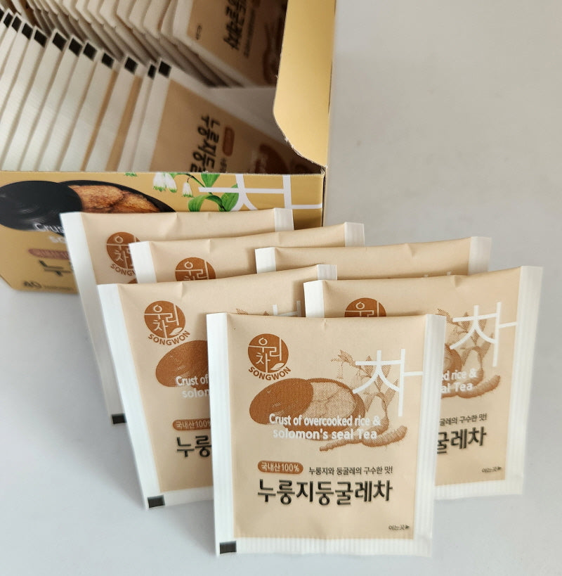 Korean Roasted Rice & Solomon’s Seal Tea – 40 Tea Bags for Daily Wellness