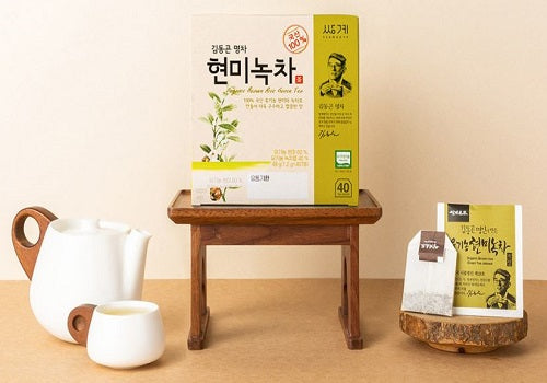 Korean Kim Dong-gon Master's Brown Green Tea 40 Tea Bag Beverage