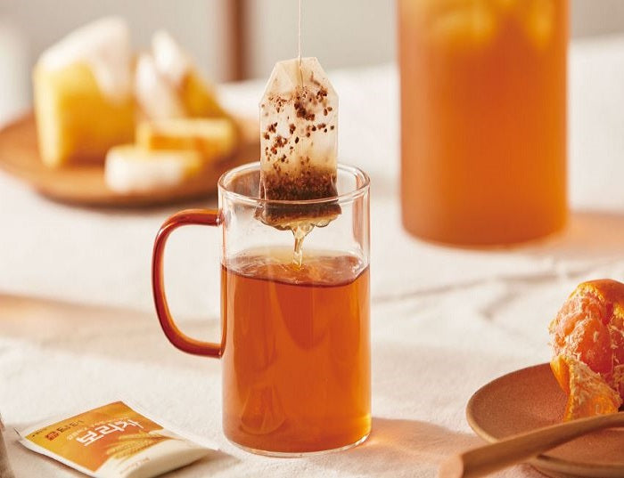Damteo Barley Tea 100 Tea Bags 150g – Clean and Roasted Barley Flavor in Every Cup