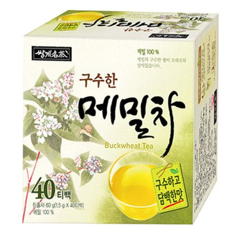 Savory Buckwheat Tea 40 Tea Bag Beverage by Kim Dong-gon, Korean Master