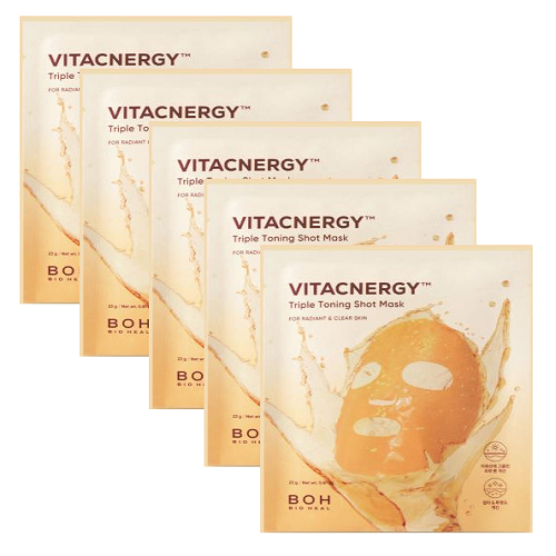 Biohilbo Vita Synergy Triple Toning Shot Mask 4+1 sheets