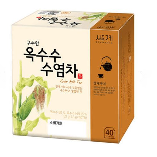 Ssanggye Myeong Tea Korea's Kim Dong-gon Myeongin's Korean corn tea 40 tea bag drink