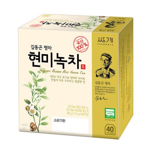 Korean Kim Dong-gon Master's Brown Green Tea 40 Tea Bag Beverage