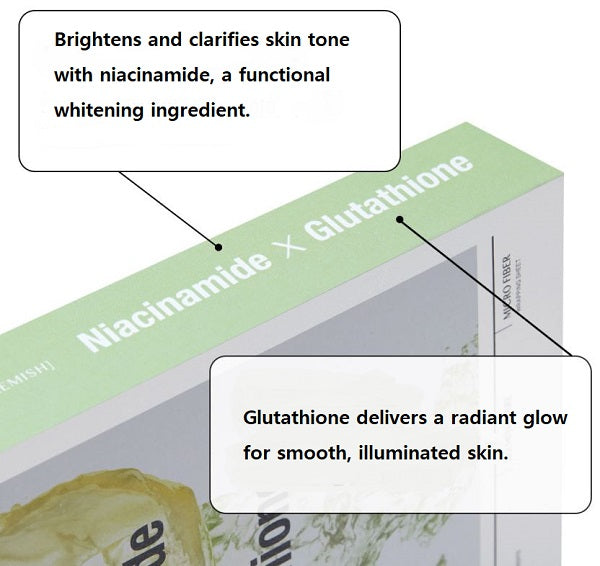 Mediheal Derma Synergy Wrapping Mask 10 Sheets – Spot Brightening Glow Care (Niacinamide × Glutathione)