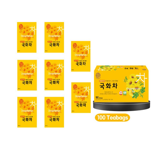 Chrysanthemum Tea 100 Tea Bags – 100% Korean Gukhwa