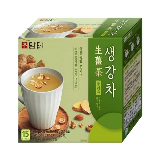 Damtuh Korean Ginger Tea Sticks – 15 Sachets | Traditional Warming Drink for Wellness