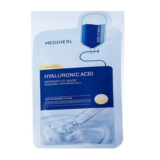 Mediheal Derma+ Low Molecular Hyaluronic Acid Mask 10 Sheets – Intensive Hydration Care