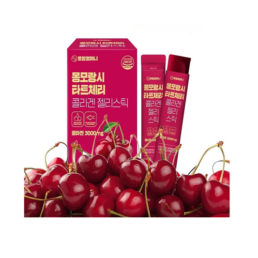 Tart Cherry Collagen Jelly Stick 20g x 15 – Daily Skin Firming & Beauty Collagen